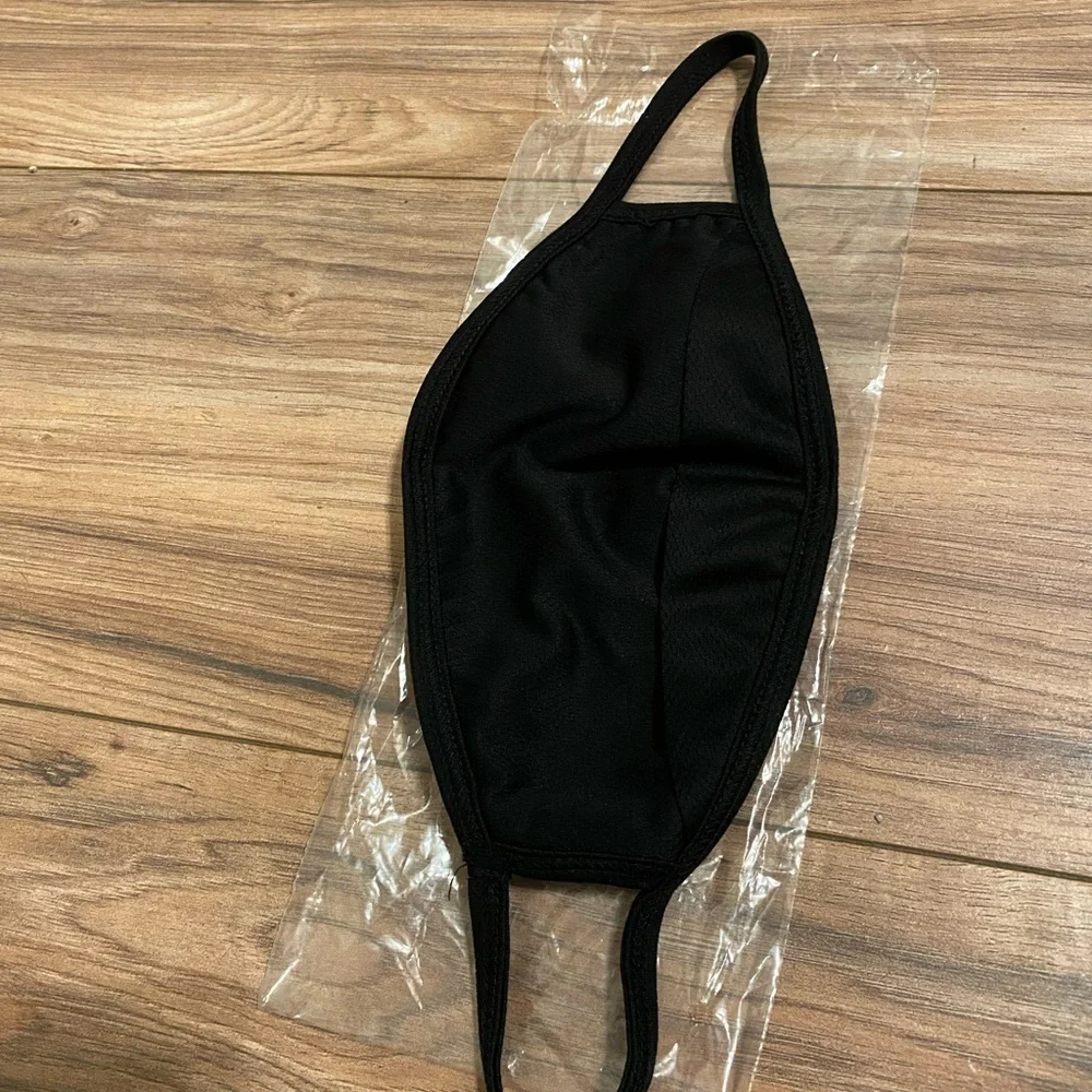 Balmain Black Designer Face Mask